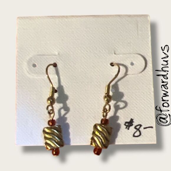Bundle Sale 3 for $15 | Handcrafted Glass Dangle Earrings | Artistic and Elegant - Picture 1 of 8